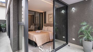 Luxury Apartment, City View | View from room