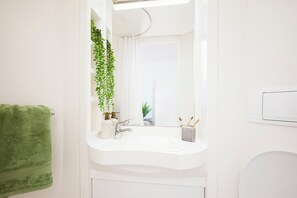 Einzelzimmer, 1 großes Einzelbett, Nichtraucher | Badezimmer