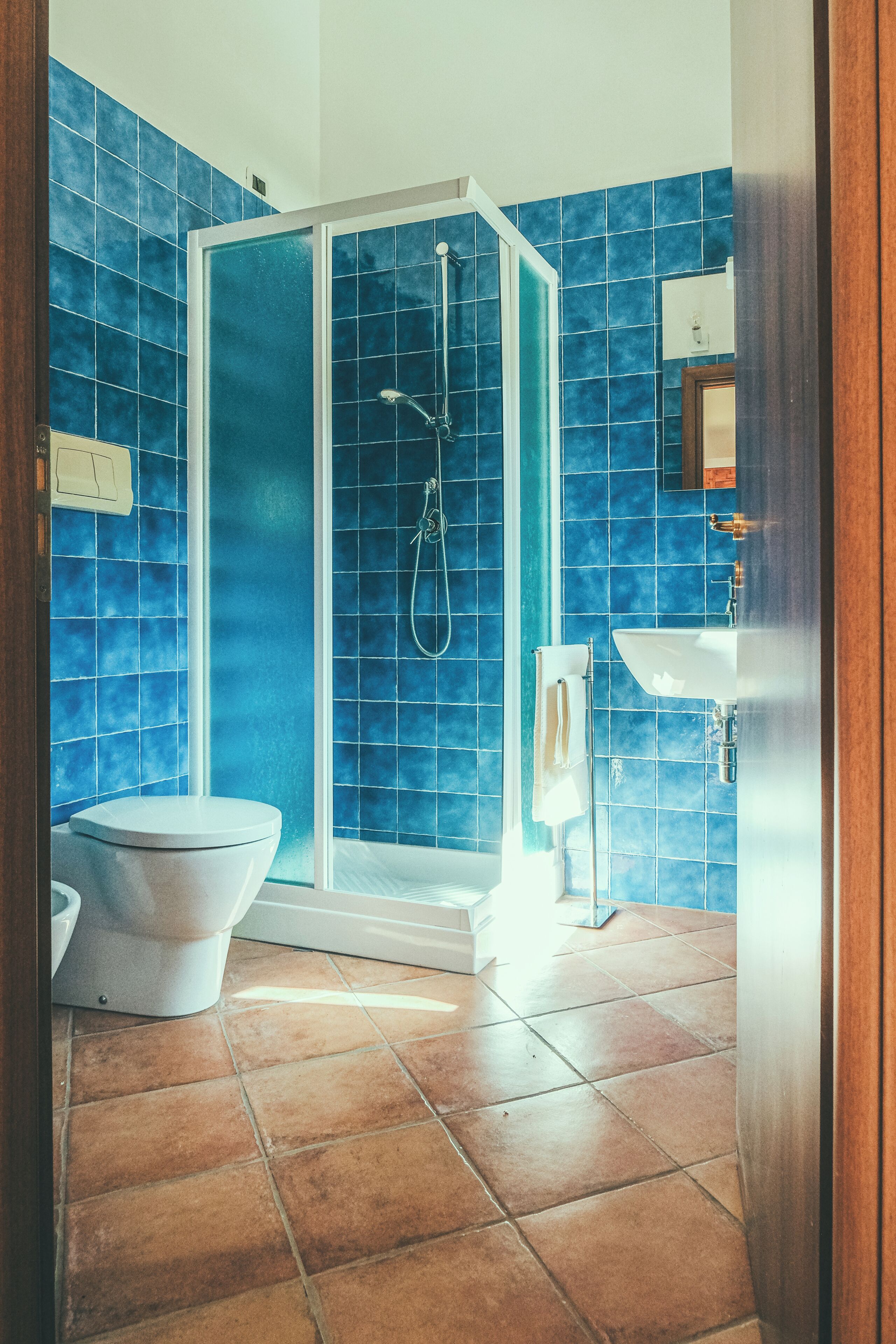 Double Room, Valley View | Bathroom | Shower, hair dryer, towels, soap