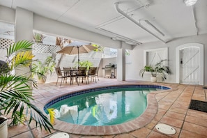 Beheizter Pool