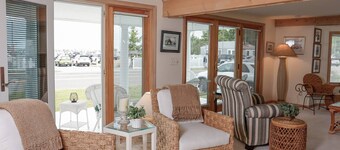 Two-bedroom townhome in the heart of Saybrook Point with water/harbor views