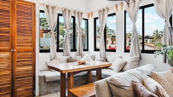 Apartment, City View | Living area