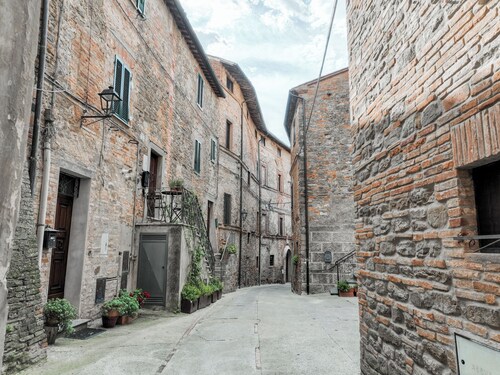 The Corner of the Walls—Panicale's Historic Center