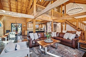 TV, fireplace, table football - Breckenridge Outdoor Oasis | Pool Table + Hot Tub (Breckenridge)