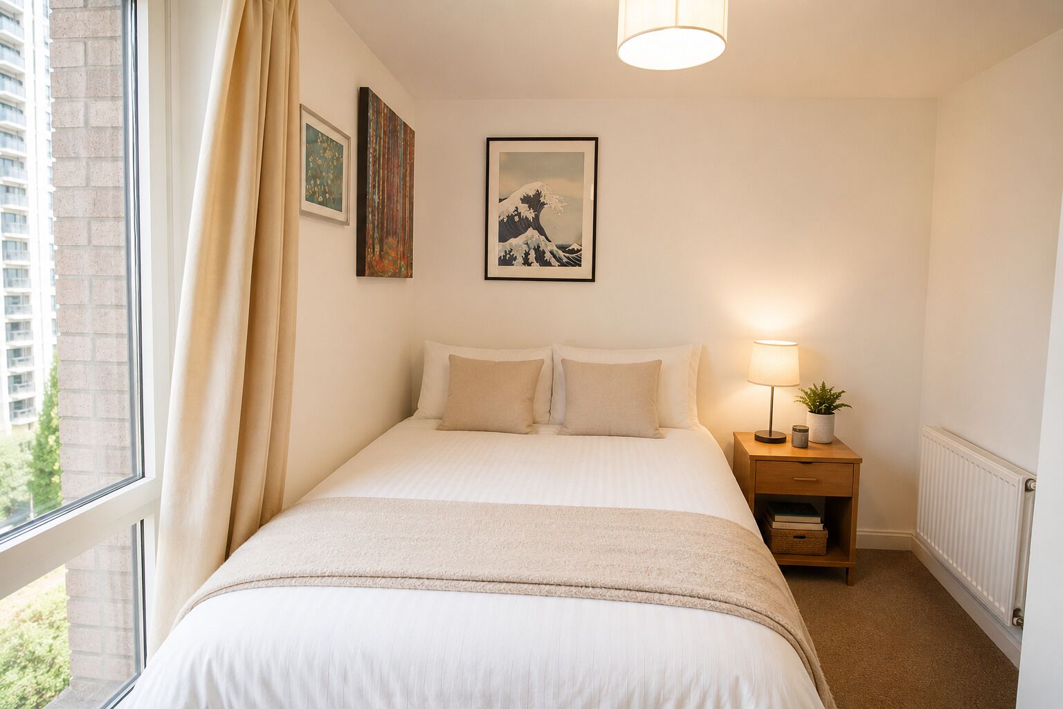 Appartement supérieur, vue sur la ville | Fer et planche à repasser, accès au Wi-Fi (inclus)