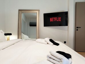 1 多间卧室、熨斗/熨衣板、免费 WiFi、床单