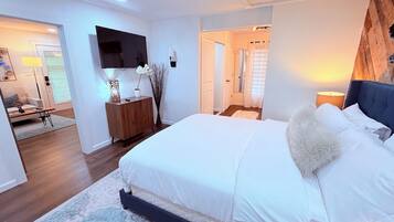 1 habitación, tabla de planchar con plancha, wifi y ropa de cama