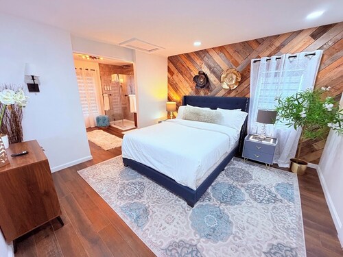 Private Balcony Suite with Fountain Views and Rain Shower