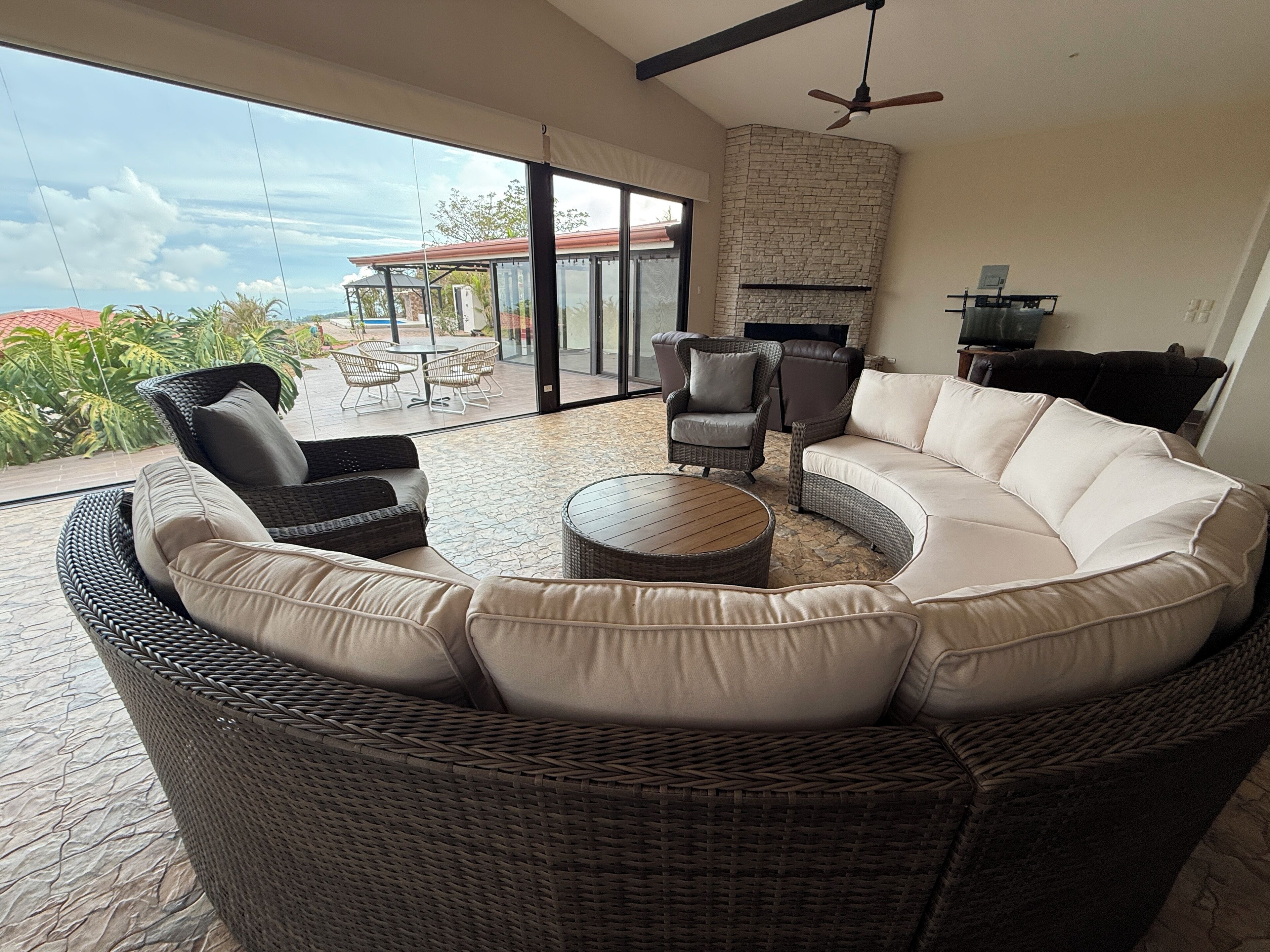 The living room