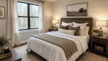 3 bedrooms, iron/ironing board, WiFi, bed sheets