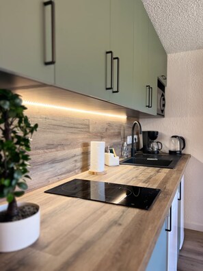 Private kitchen - Studio for 4 people with a balcony and mountain views in Villard-de-Lans (Villard-de-Lans)