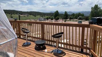 Deluxe Tent, Balcony, Mountain View | Terrace/patio
