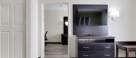 Suite, 2 Queen Beds, Non Smoking | In-room safe, desk, iron/ironing board, WiFi (free)