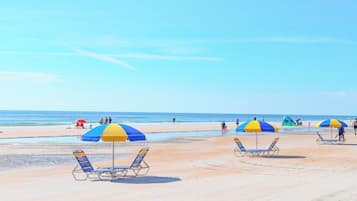 Na praia