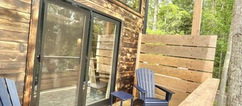 New build! Beach cabin in the trees & onsite sauna