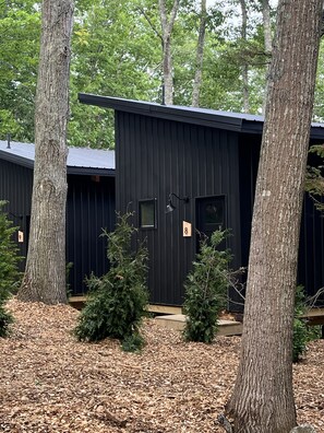 Exterior detail - New build! Beach cabin in the trees & onsite sauna (Stockton Springs)