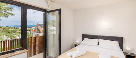 Apartment (Studio apartment with Balcony and Sea) | 16 bedrooms, WiFi (free)