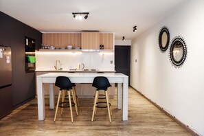Familienapartment, Balkon | Speisen