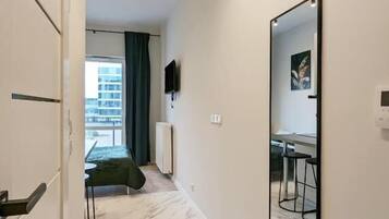 Apartment, Balcony, City View | Blackout drapes, soundproofing, iron/ironing board, free WiFi