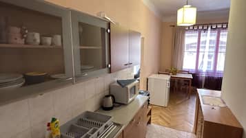 Deluxe-Apartment | Eigene Küche | Kühlschrank, Mikrowelle, Ofen, Herdplatte