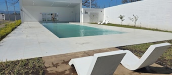 Boho Casita #01 - Cozy 2-bedroom townhome in tranquil Opico with AC & Pool