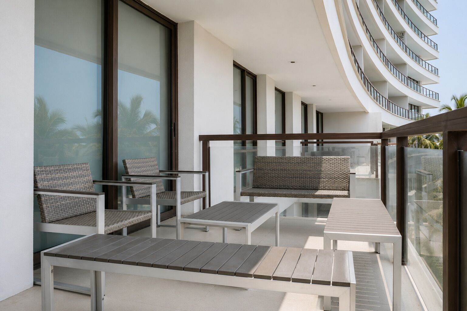 Loft Deluxe, balcone, vista piscina | Parco della struttura