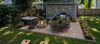 Near Louisville/Bourbon Trail/Hot Tub+Fire Pit+BBQ Grill & Cornhole
