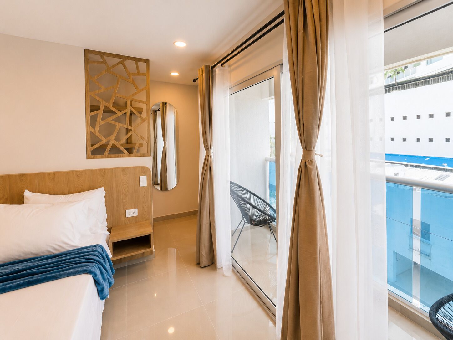 Habitación Confort doble, vistas a la playa | Interior
