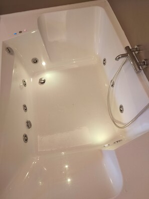 Shower, jetted bath, hair dryer, bidet - HYDROMASSAGE TUB IN ROME AT THE VATICAN (Roma)