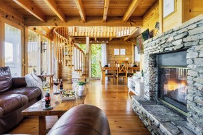 Living area - Panoramic Views w/ Hot Tub, Pool Table, Arcade! (Sevierville)