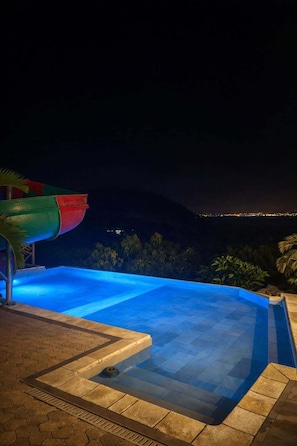 Pool - Kia Ora House Villa - Infinity Pool and Stunning Views of the Lagoon (Moorea-Maiao)