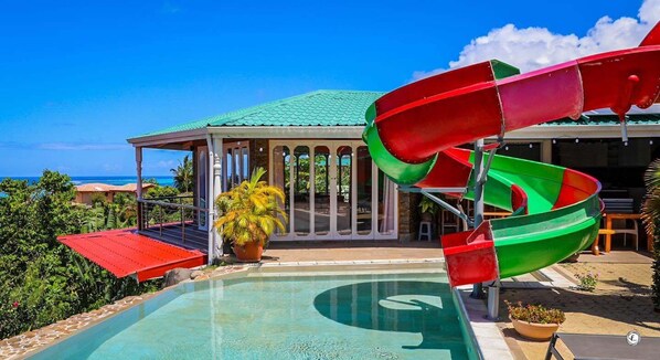 Pool - Kia Ora House Villa - Infinity Pool and Stunning Views of the Lagoon (Moorea-Maiao)