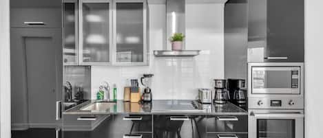 Design-Apartment, 2 Schlafzimmer, Nichtraucher, eigenes Bad | Eigene Küche