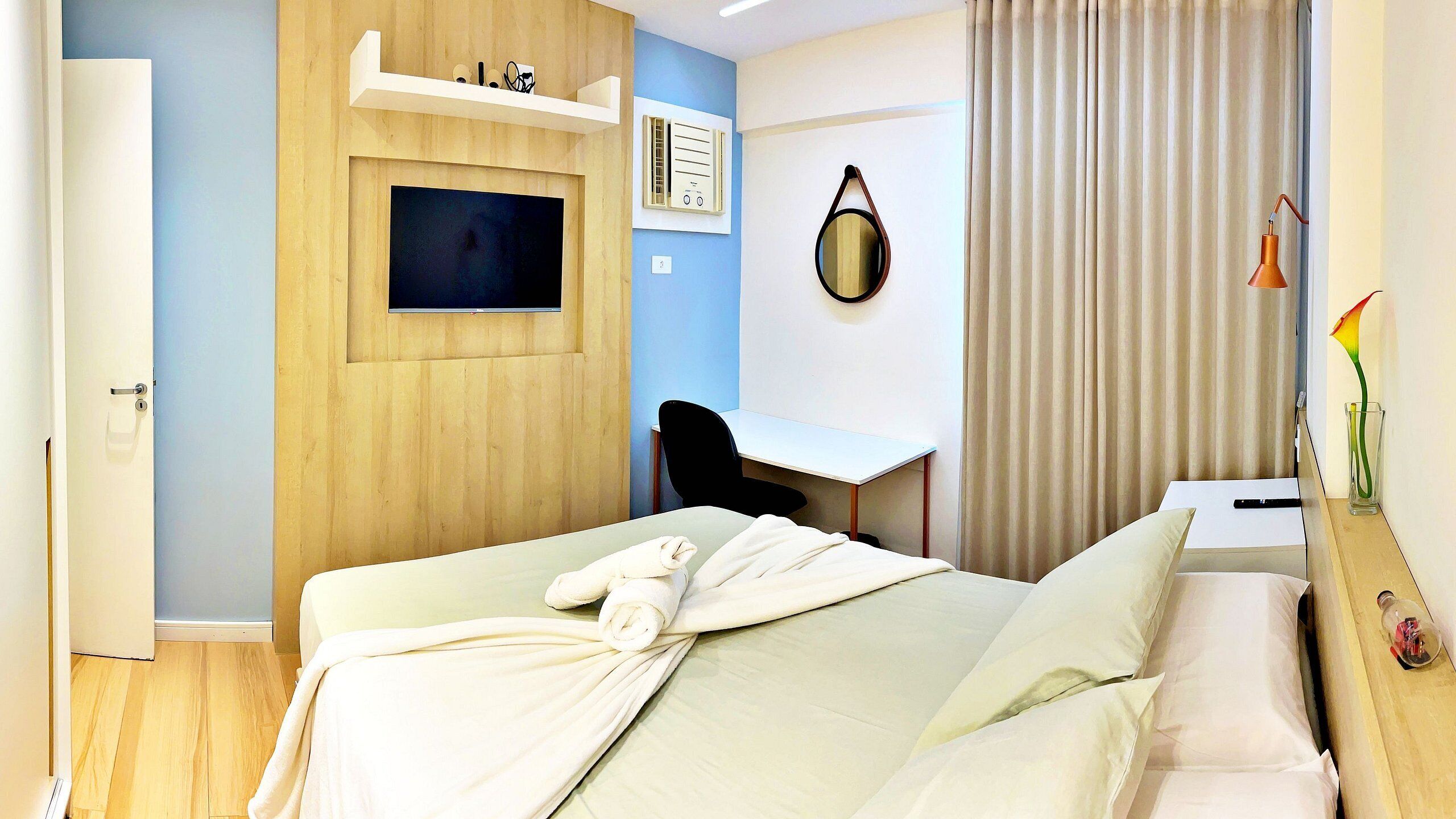 Apartment | Langsir/tirai gelap terus, seterika/papan seterika, Wi-fi percuma 