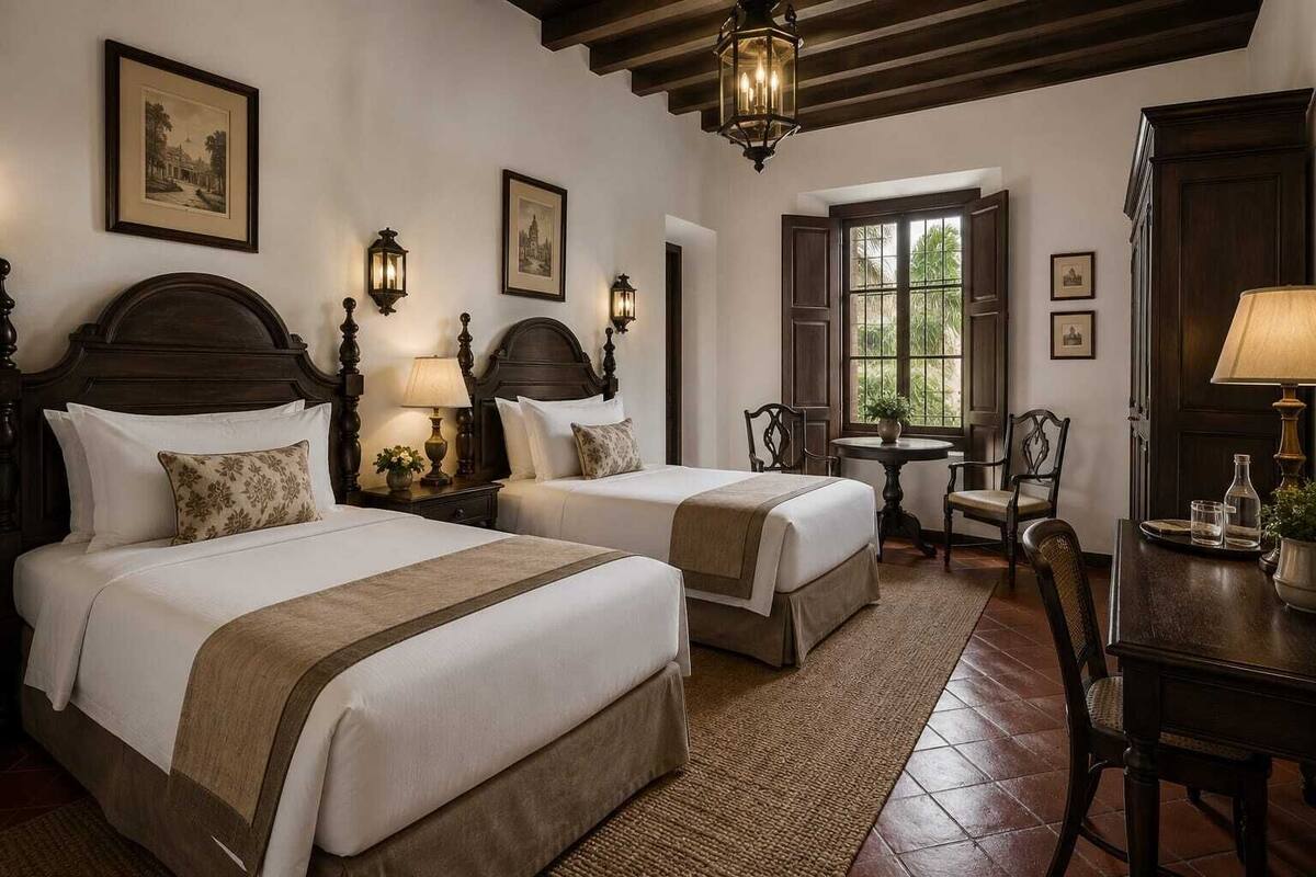 Chambre Confort avec lits jumeaux | Coffres-forts dans les chambres, Wi-Fi gratuit