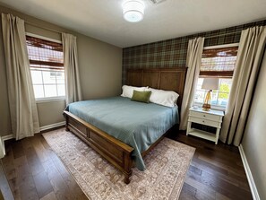 2 dormitorios, tabla de planchar con plancha, wifi y ropa de cama
