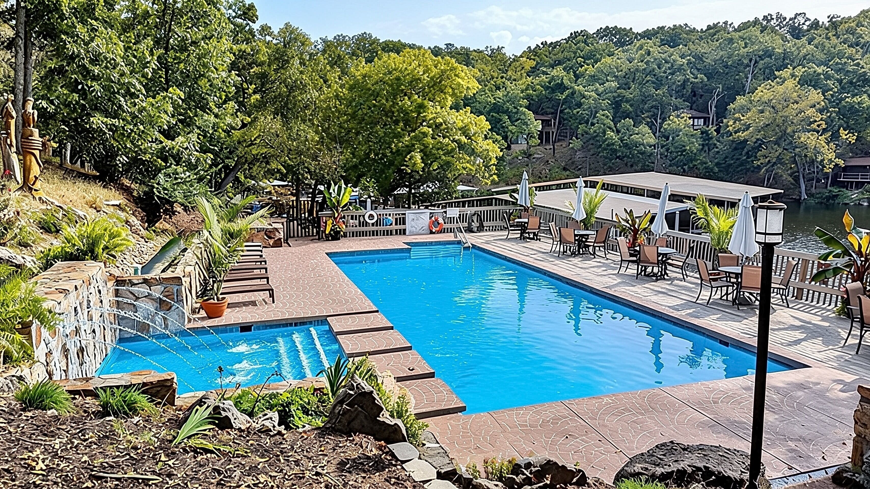 Piscine couverte, piscine extérieure