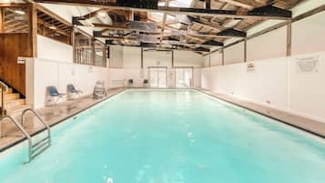 Indoor pool, a heated pool