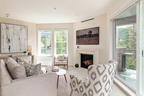 Smart TV, fireplace - NEW! Bright & Spacious | 2BR w/ Views, BBQ & Gear Storage (Whistler)