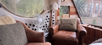 Private Cosy Cabin with sea view sleeps 2