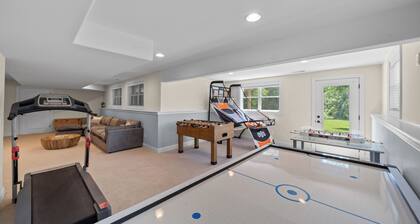 Geneva Haven: A Family Retreat I Game Room + Outdoor Entertaining I Accessible