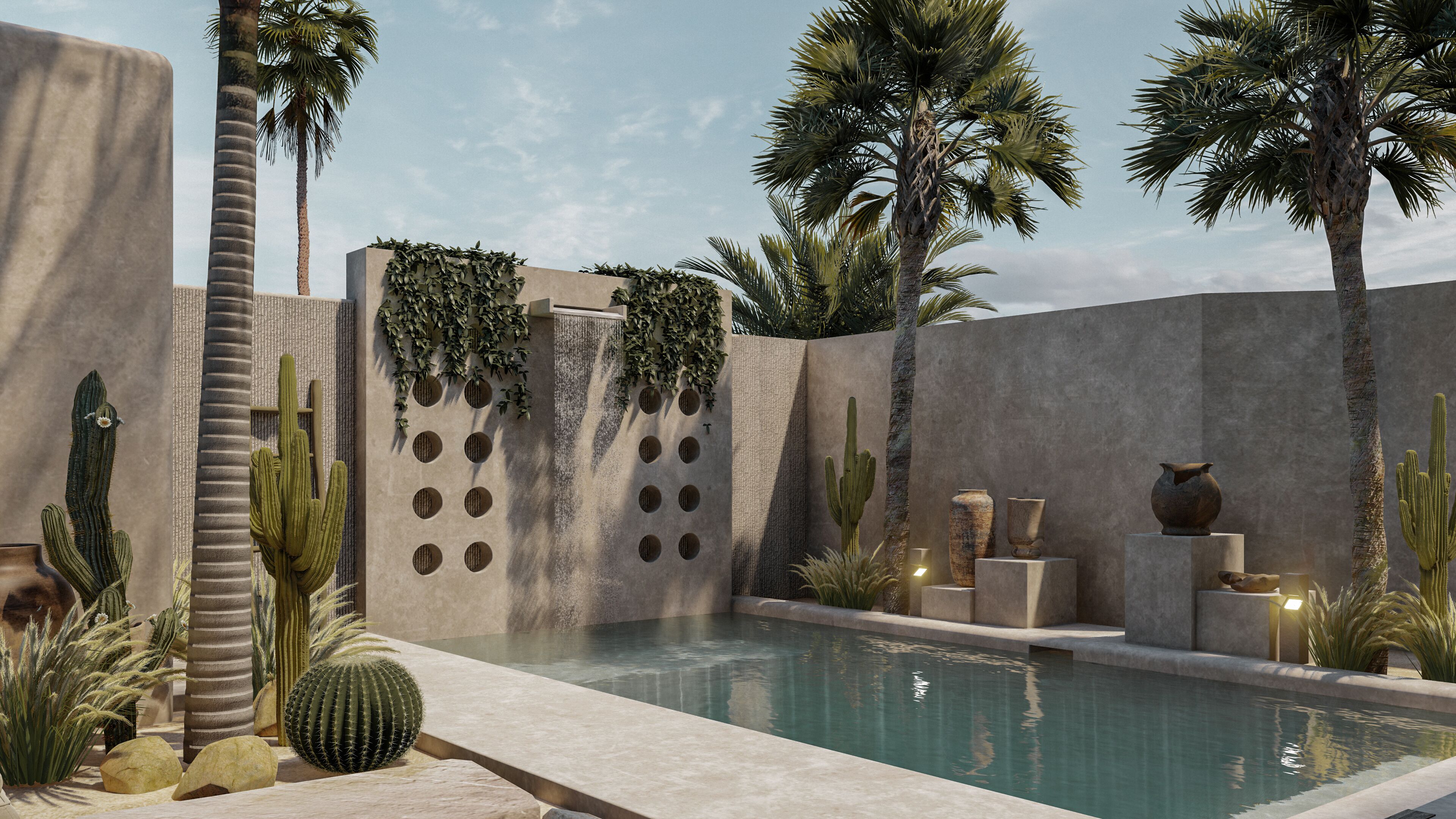 Luxury-Villa, Nichtraucher, Terrasse | Pool | Außenpool