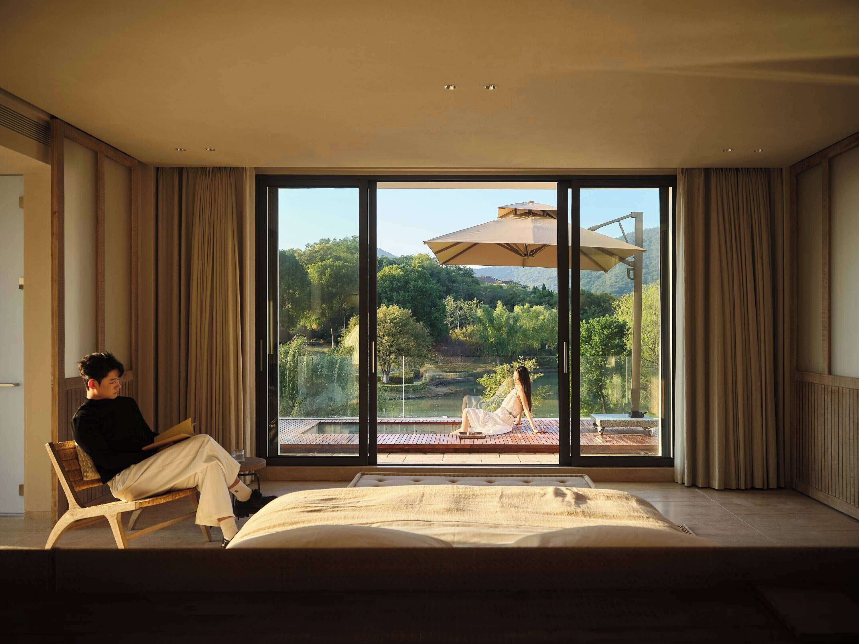 Suite familiar, vistes al llac | Terrassa o pati