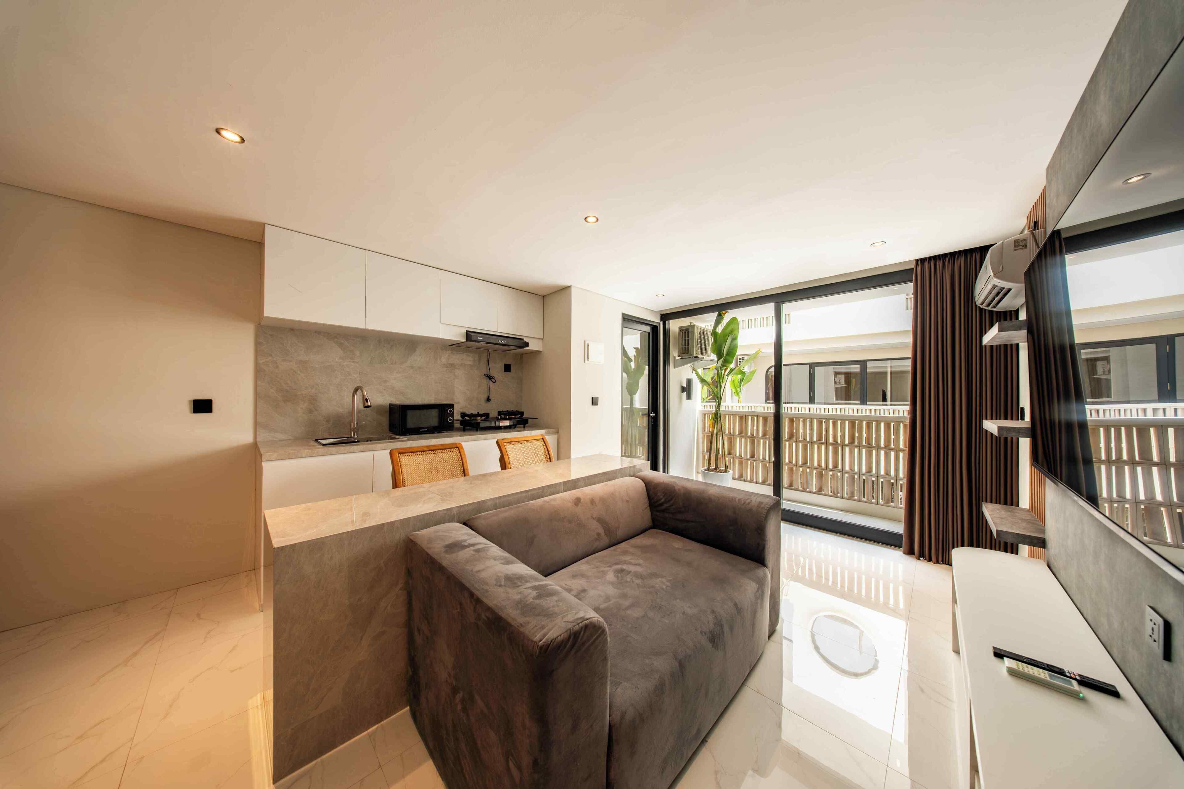 Exclusive Apartment, 1 Bedroom, Private Pool | Living area