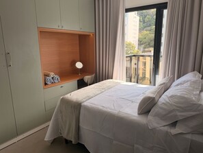 1 bedroom, iron/ironing board, WiFi, bed sheets - UNIQUE HORTO Apartment - COMFORT AND LOCATION (Ipatinga)