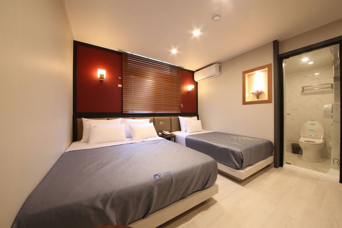 Habitación Premium con 2 camas individuales | Escritorio, espacio para trabajar con un portátil, wifi gratis