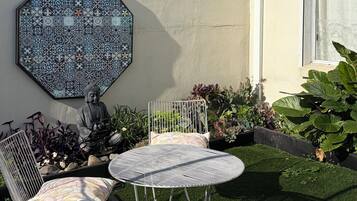Yhteismajoitus, 1 makuuhuone | Terassi/patio