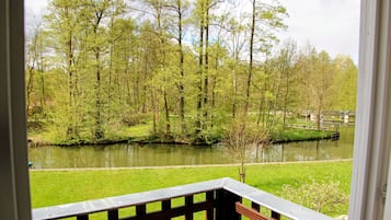 Habitación doble, baño privado, vista al río (Balkon) | Vista del balcón