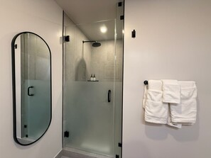 Secador de cabelo, toalhas de banho, sabonete, papel higiênico