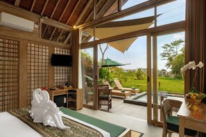 One Bedroom Villa with Rice Field View | View from room - Manika Ubud Villa (Ubud)
